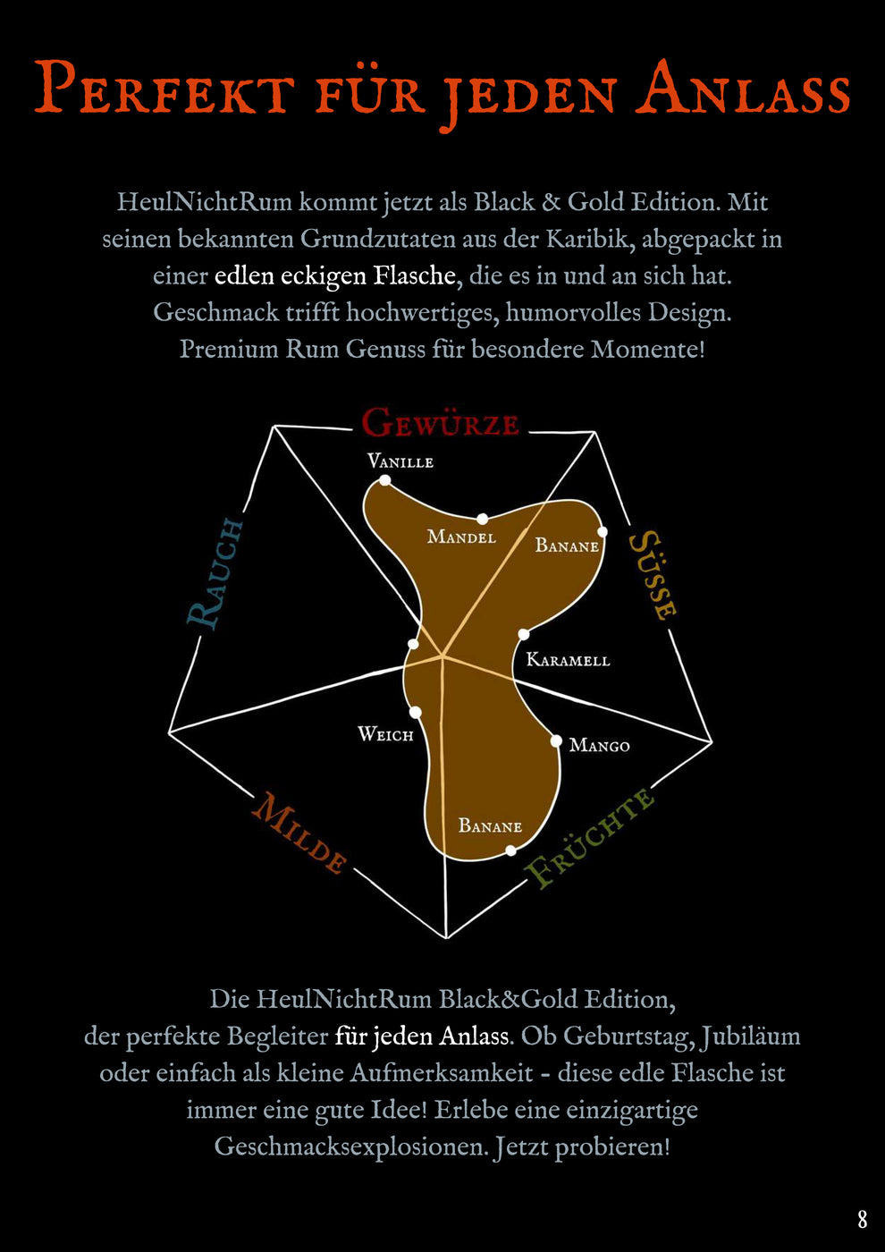 HeulNichtRum - Black & Gold - Edition
