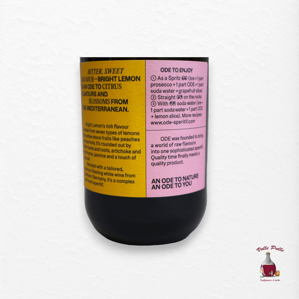 ODE Bright Lemon Aperitif