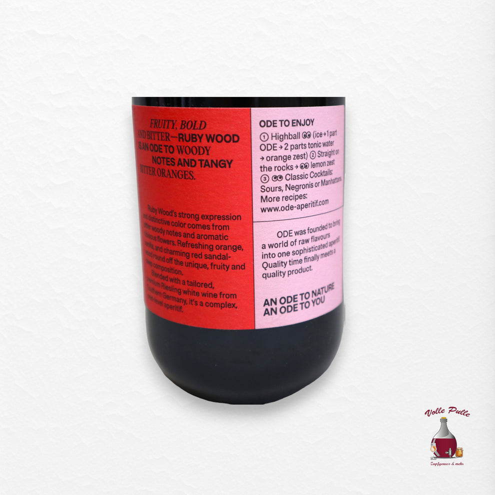 ODE Ruby Wood Aperitif