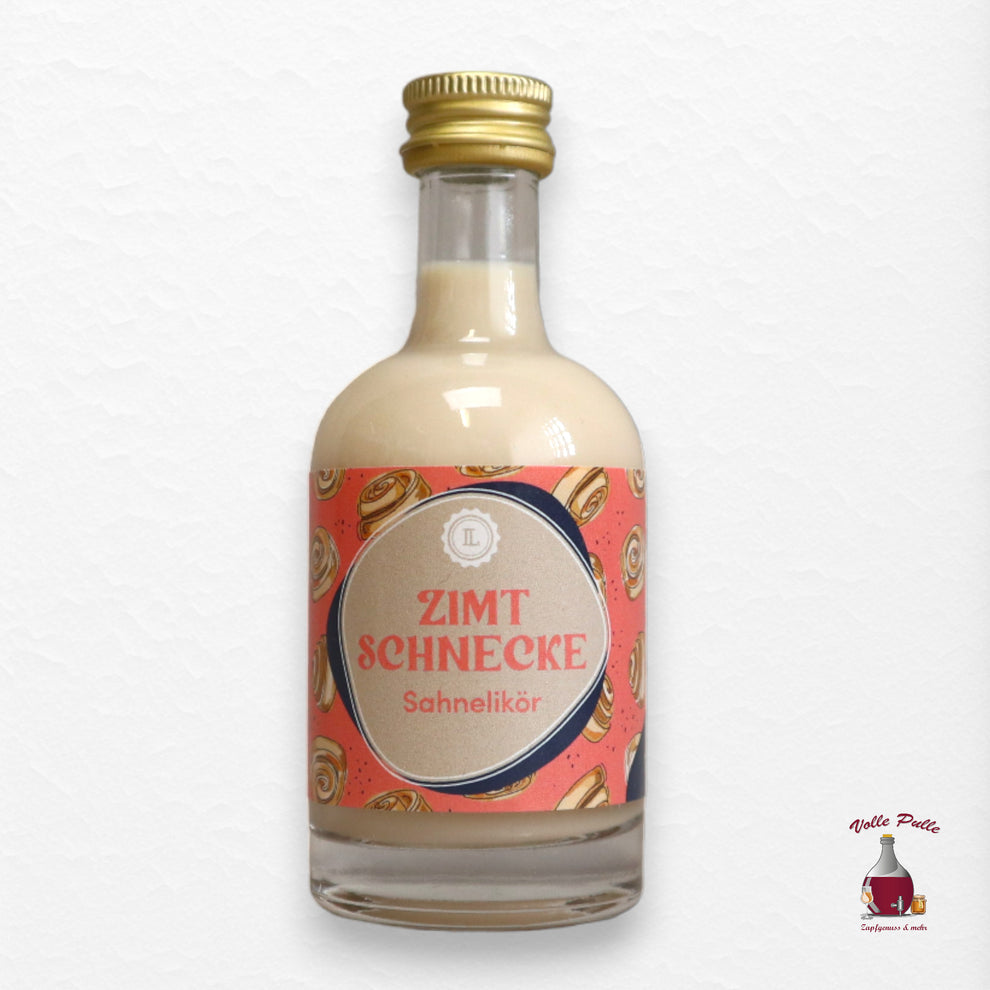 Zimtschnecken Sahnelikör - Sahniger Zimtlikör in 50 ml Flasche