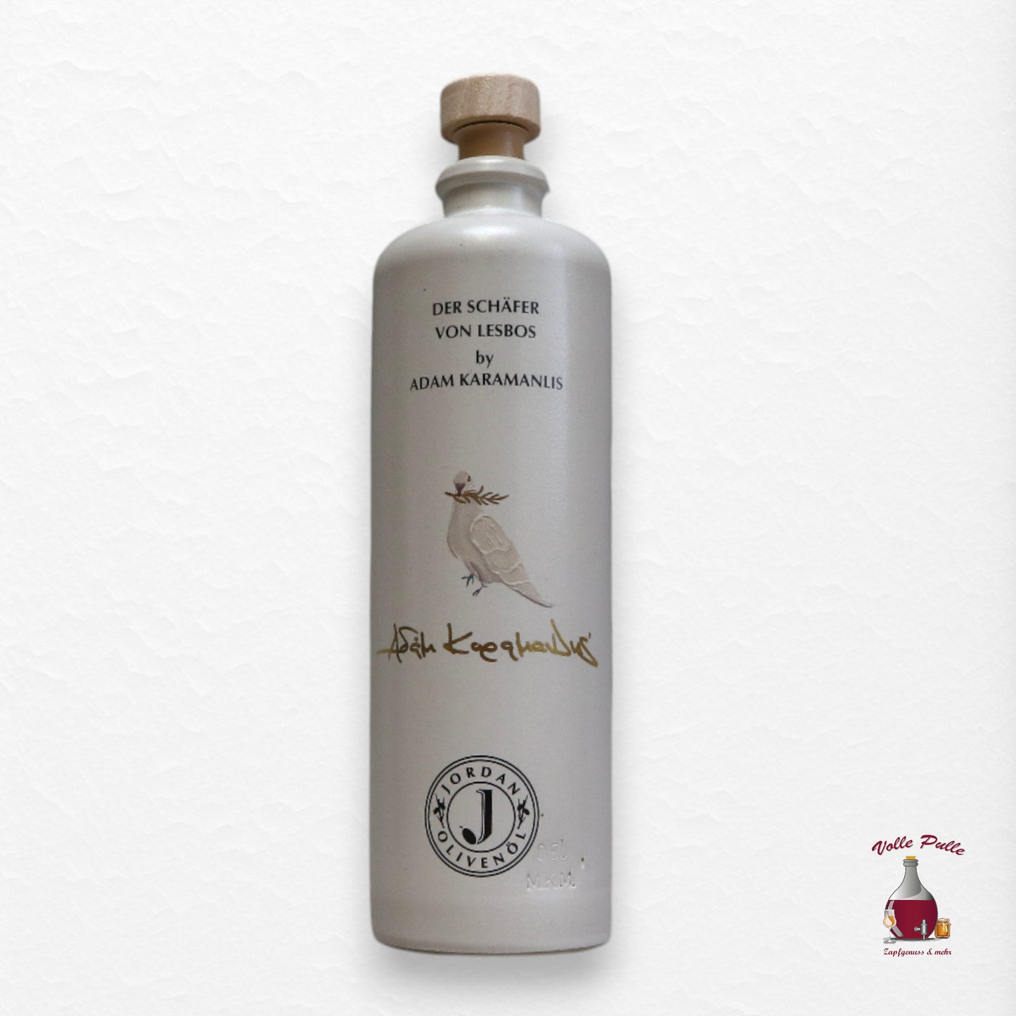 Der Schäfer von Lesbos - von Adam Karamanlis - Keramikflasche 500ml - Limitierte Edition - inkl. Holzdeckel