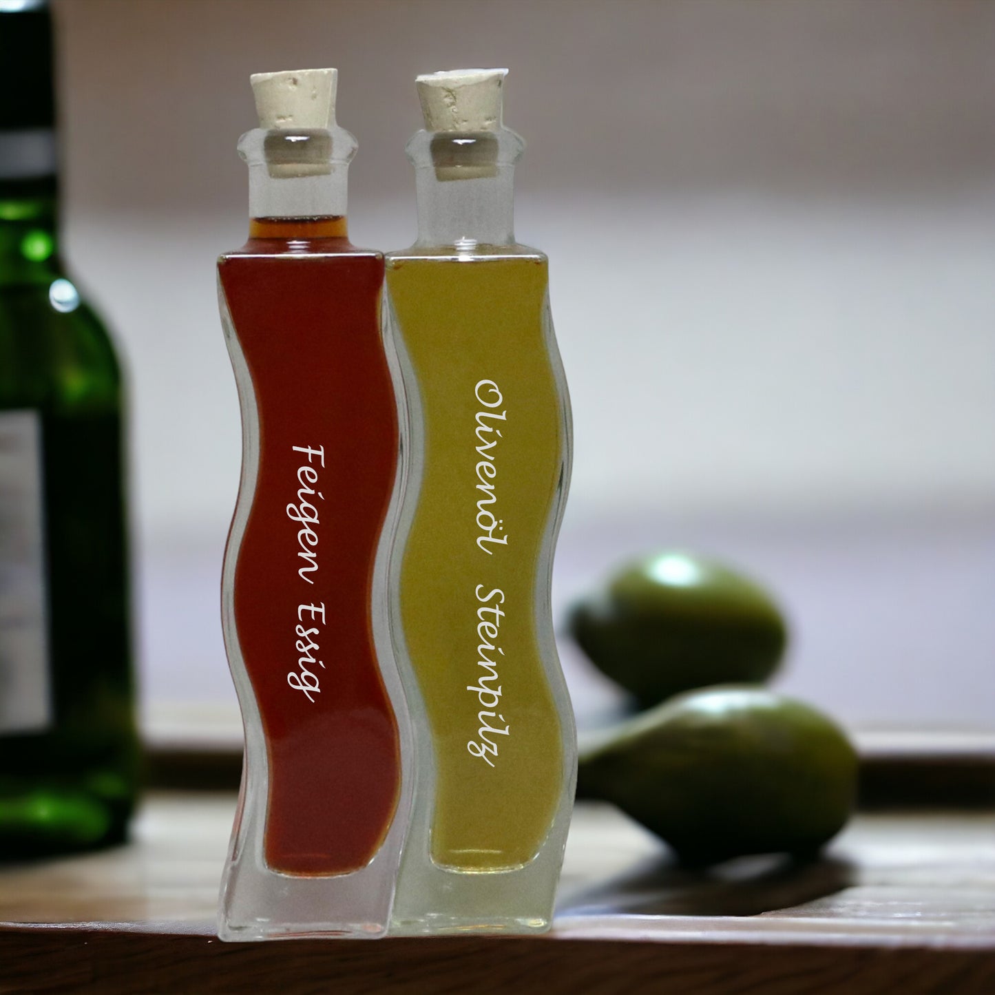 Olivenöl Steinpilz - Feigen Essig - Kombi Welle 2 x 100 ml