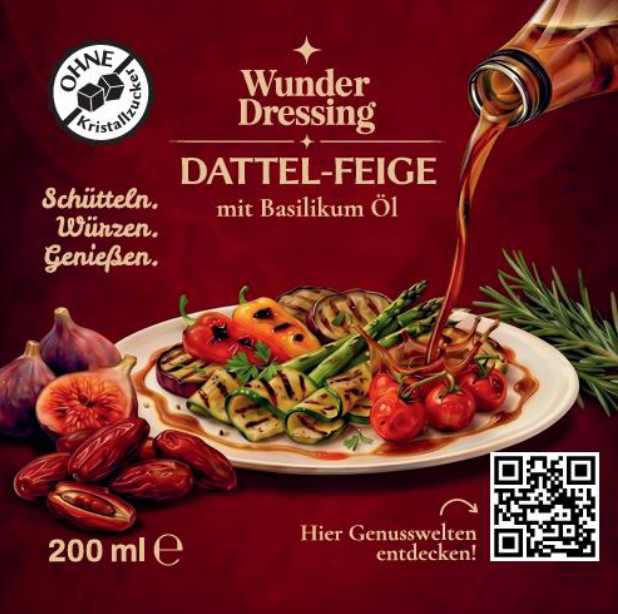 Dattel-Feige mit Basilikum Öl - 200 ml 