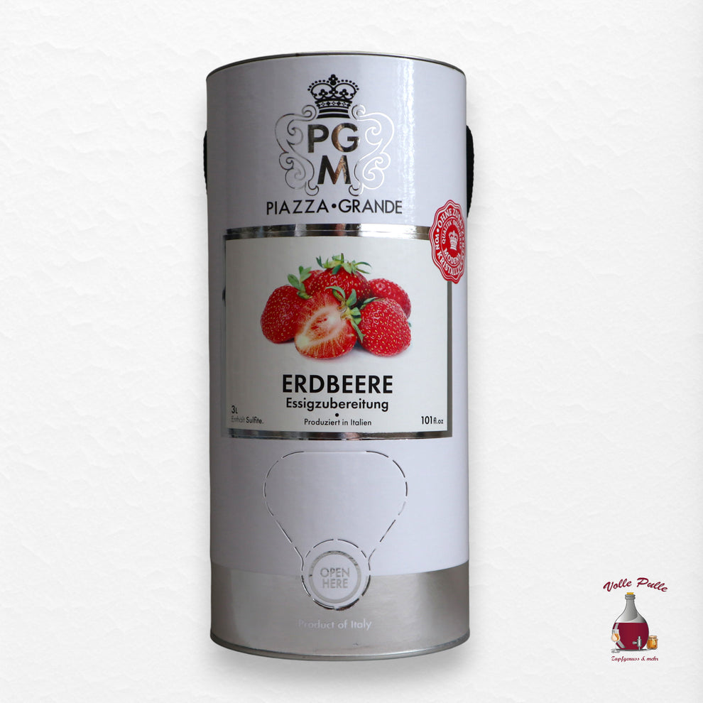 Erdbeer - Essigzubereitung - 3 Liter 