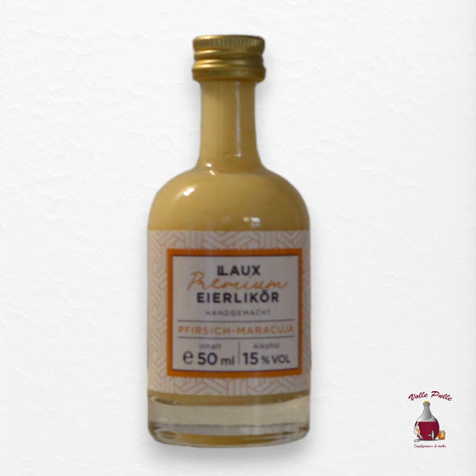 Premium Eierlikör Pfirsich Maracuja - 50 ml Flasche