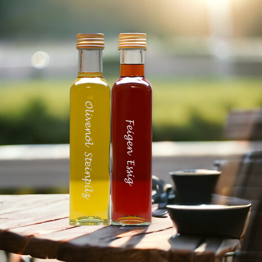 Olivenöl Steinpilz - Feigen Essig - Kombi Maraska 2 x 100 ml 